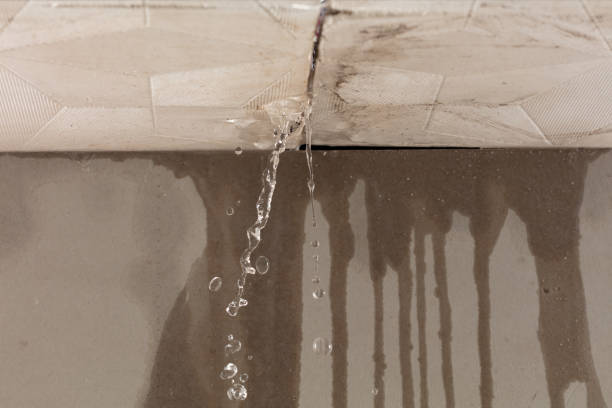 Professional Burst Pipe Cleanup technician working in Warren, RI